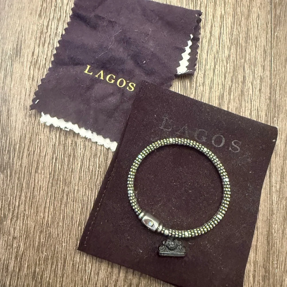 Lagos Sterling Silver Caviar Bracelet